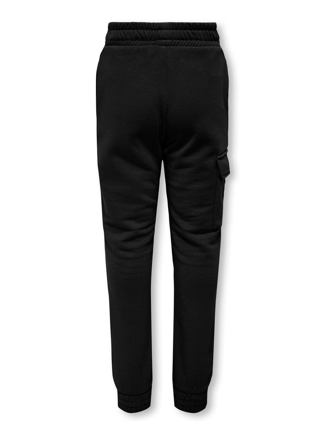 ONLY Pantalons Cargo Fit Élastique -Black - 15302497