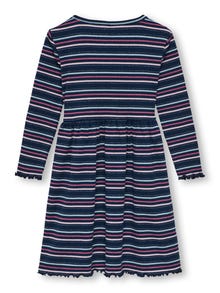 ONLY Regular fit O-hals Korte jurk -Dress Blues - 15302507