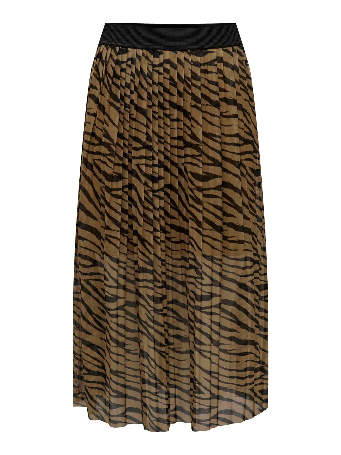 ONLY Midi skirt -Toasted Coconut - 15302508