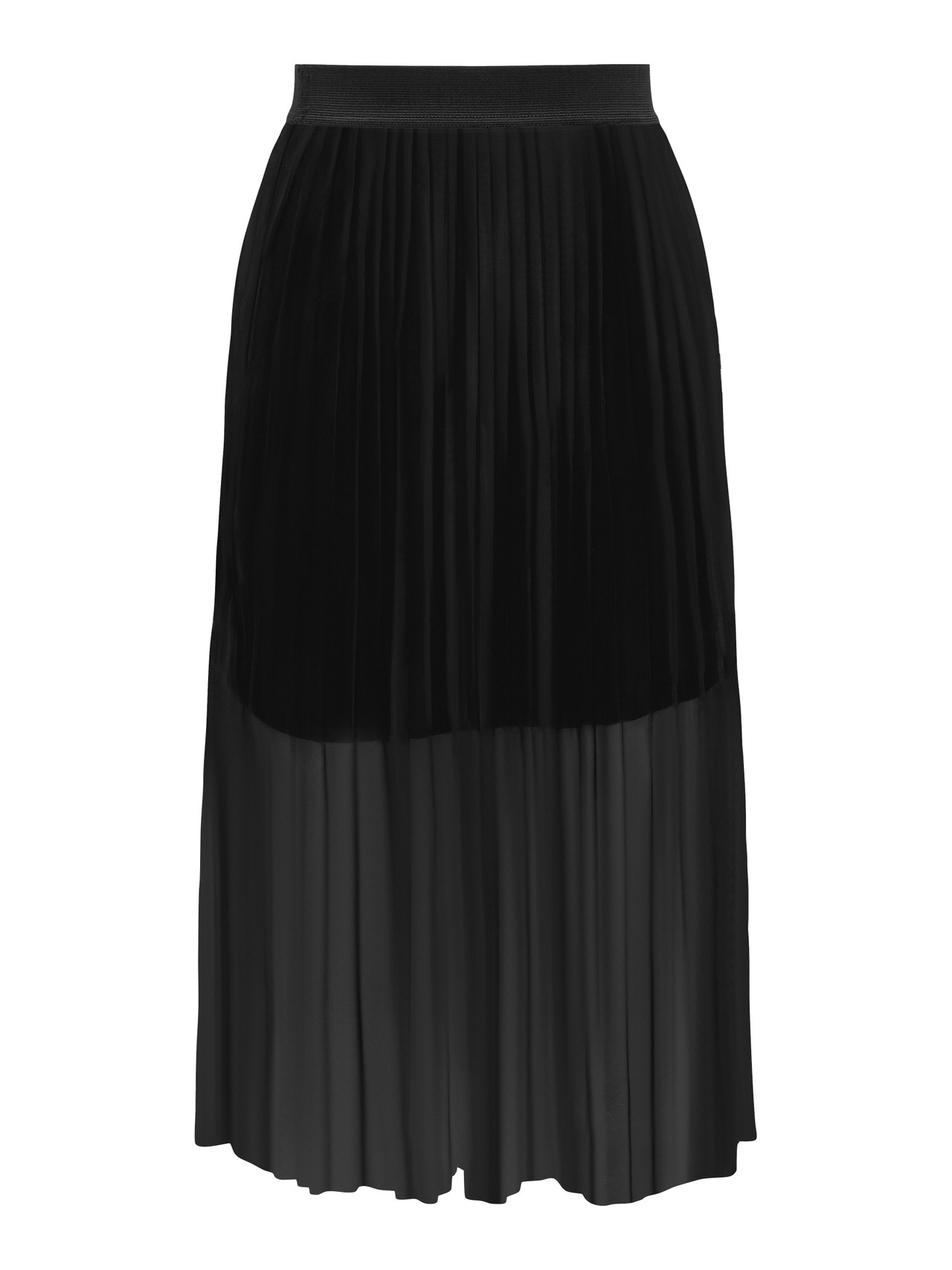 ONLY Midi nederdel -Black - 15302508