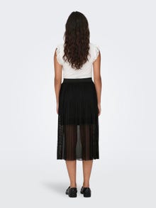 ONLY Midi nederdel -Black - 15302508