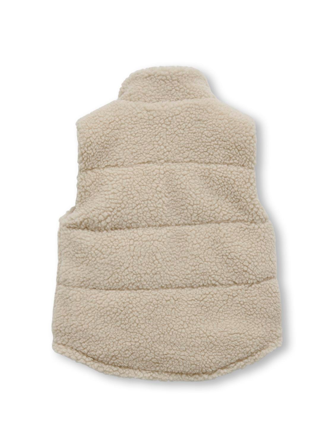ONLY Hoge hals Gilet -Pumice Stone - 15302542