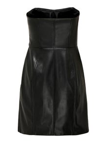 ONLY Slim Fit Nedhasad axel Kort klänning -Black - 15302612