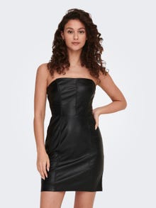 ONLY Slim Fit Off Shoulder Short dress -Black - 15302612