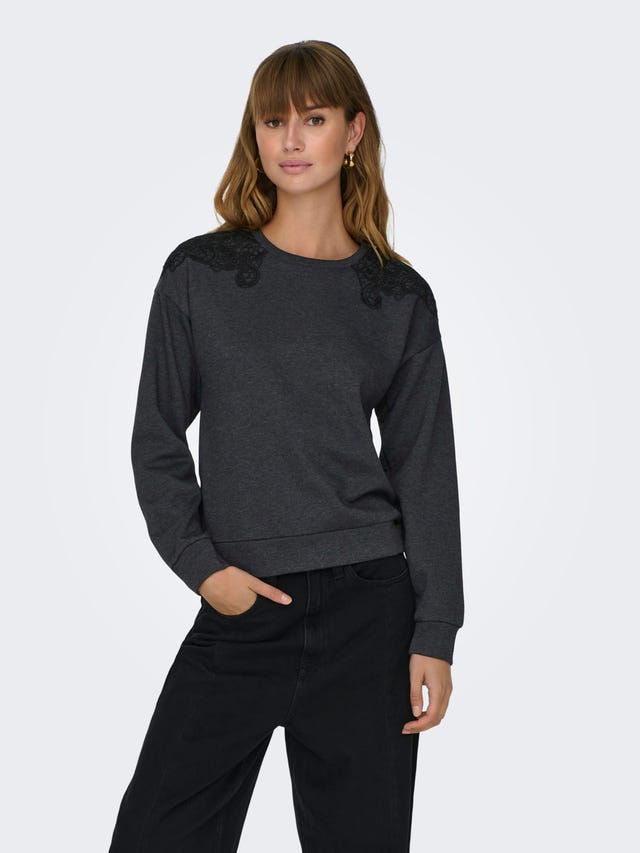 ONLY o-neck sweatshirt - 15302639