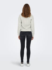 ONLY o-hals sweatshirt  -Light Grey Melange - 15302639