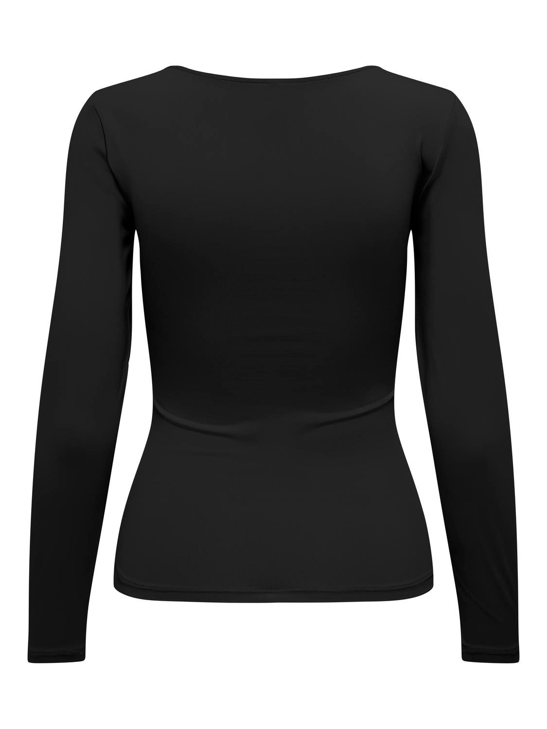 ONLY Long Sleeved Basic Top -Black - 15302647