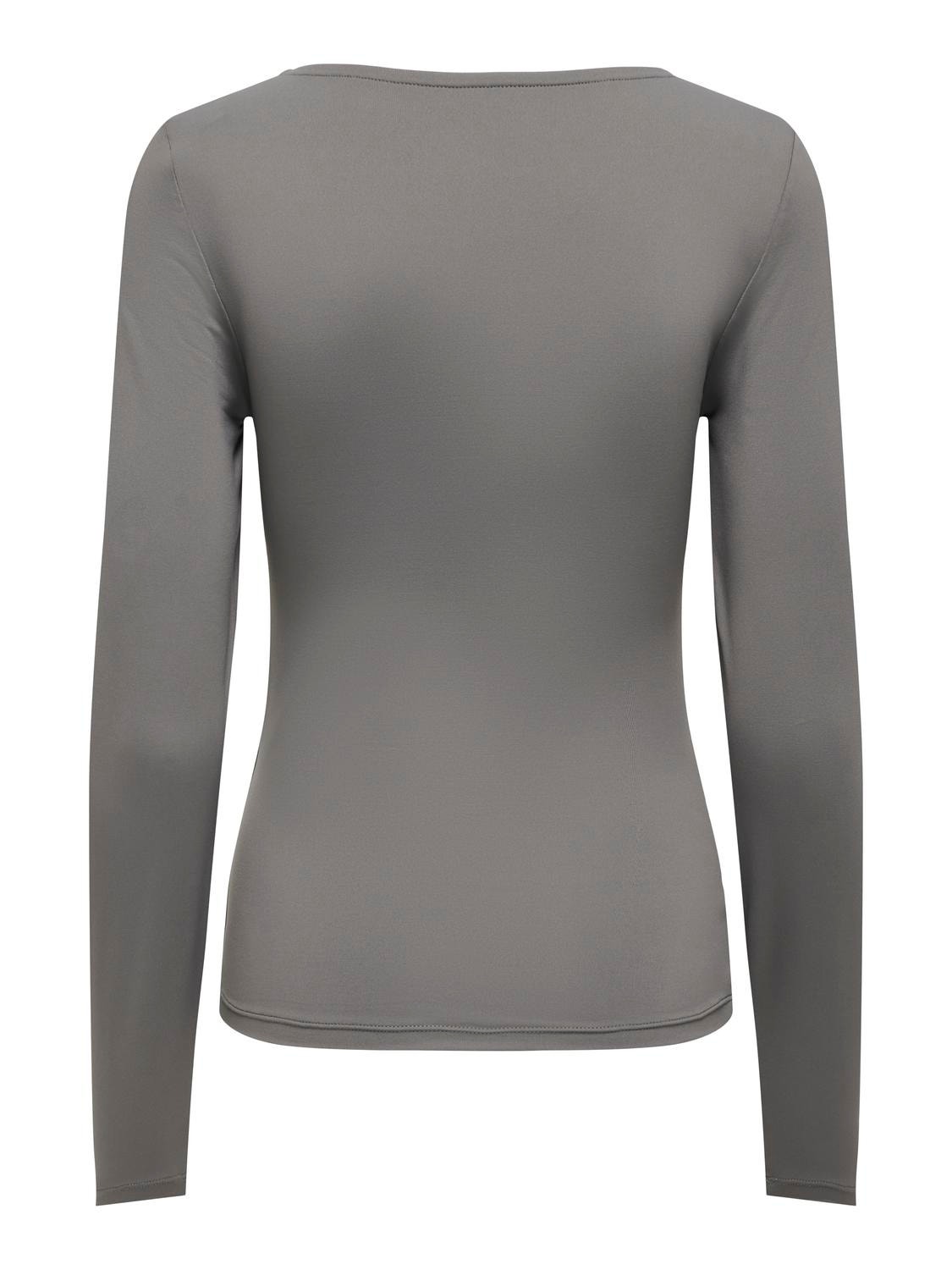 ONLY Long Sleeved Basic Top -Thunderstorm - 15302647