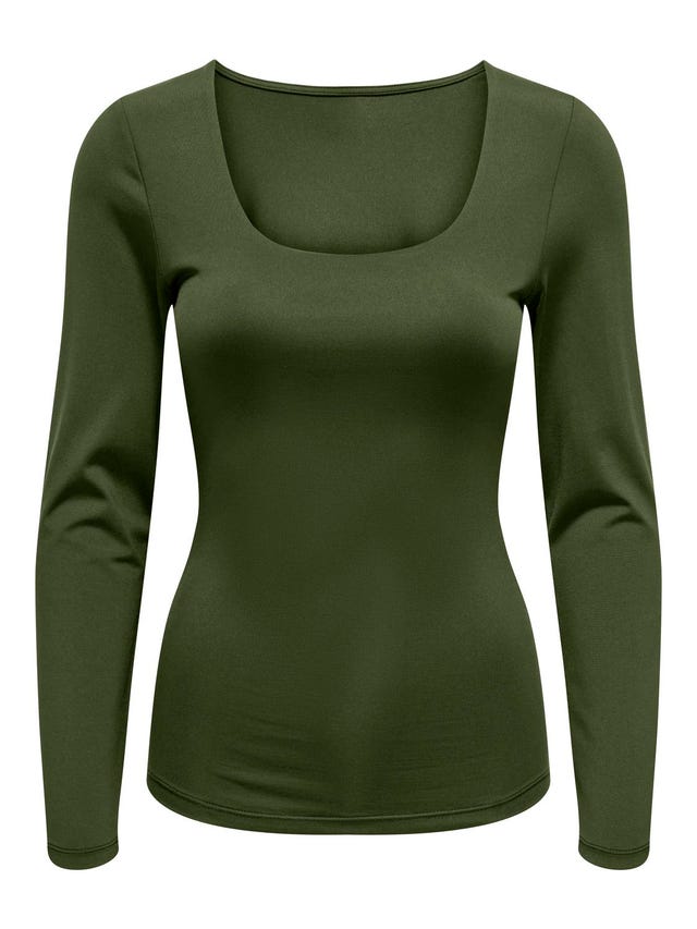 ONLY Tops Corte standard Cuello en U - 15302647