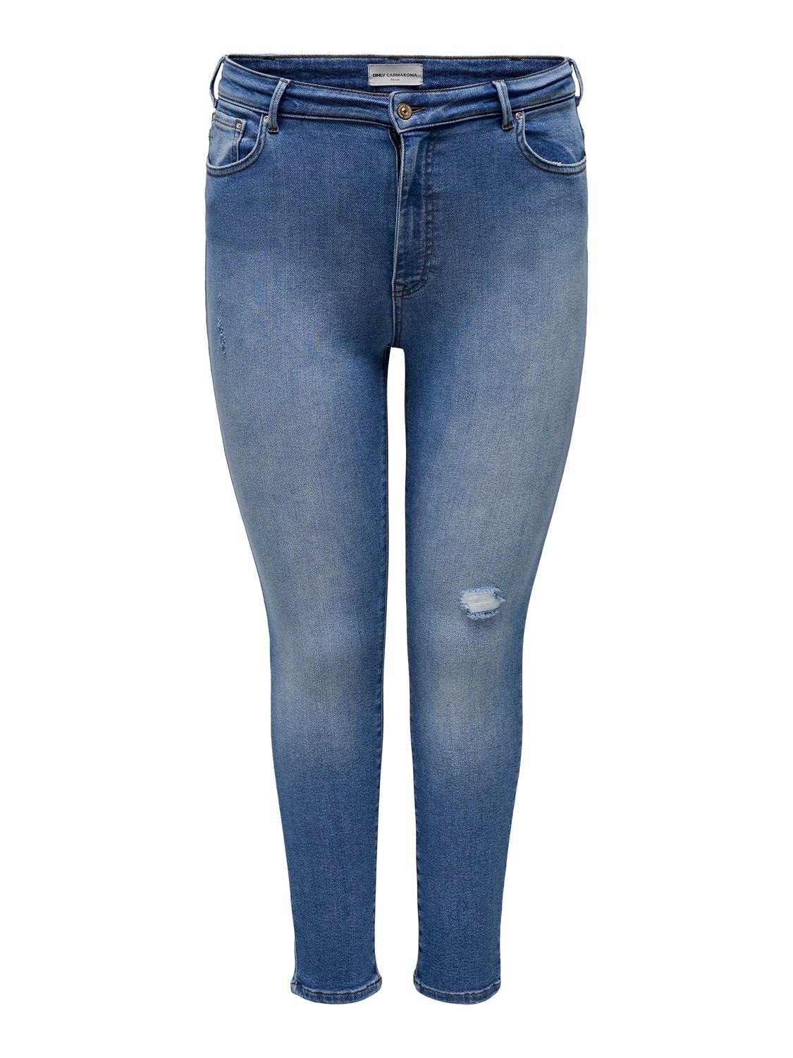 Cariconic Hohe Taille Skinny Fit Jeans