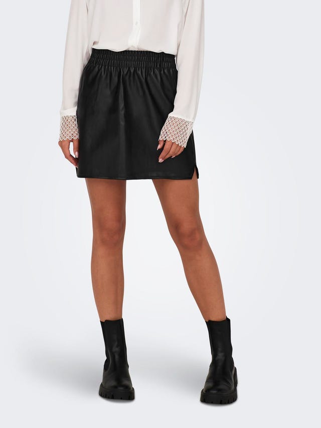 ONLY Skirt in faux leather - 15302689