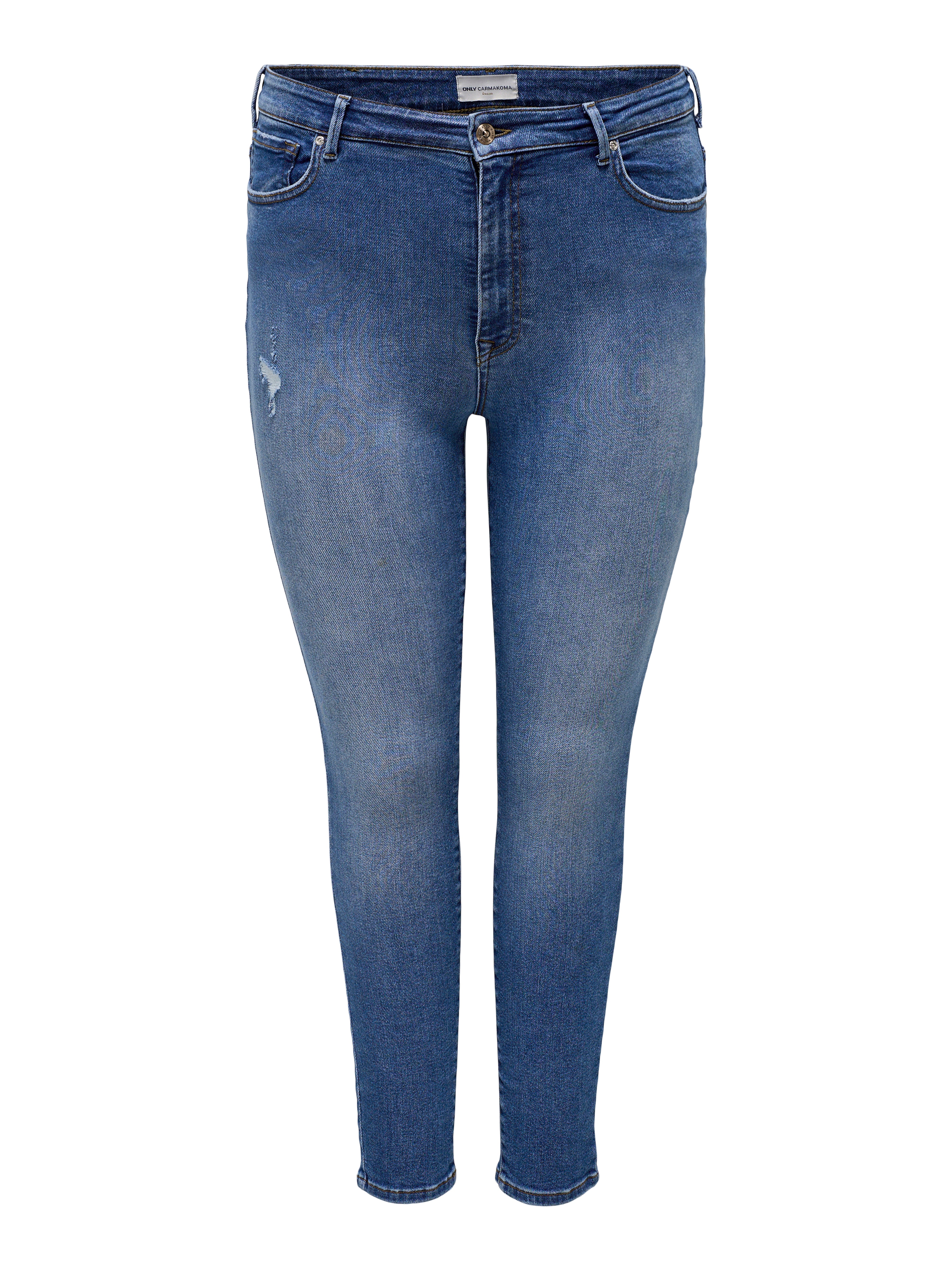 Thumbnail - Cariconic Hohe Taille Skinny Fit Jeans