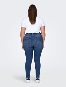 ONLY CARIconic High Waist Skinny Jeans -Dark Medium Blue Denim - 15302723