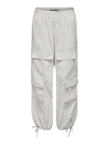 ONLY Mid waist CARGO PARACHUTE PANT -Glacier Gray - 15302732