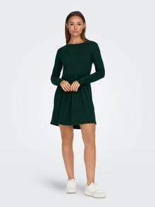 ONLY Loose Fit Round Neck Short dress -Scarab - 15302748