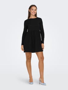 ONLY Robe courte Loose Fit Col rond -Black - 15302748