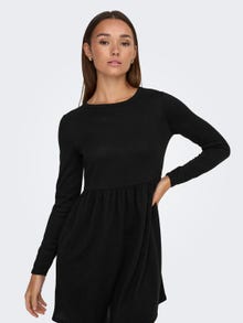 ONLY Robe courte Loose Fit Col rond -Black - 15302748