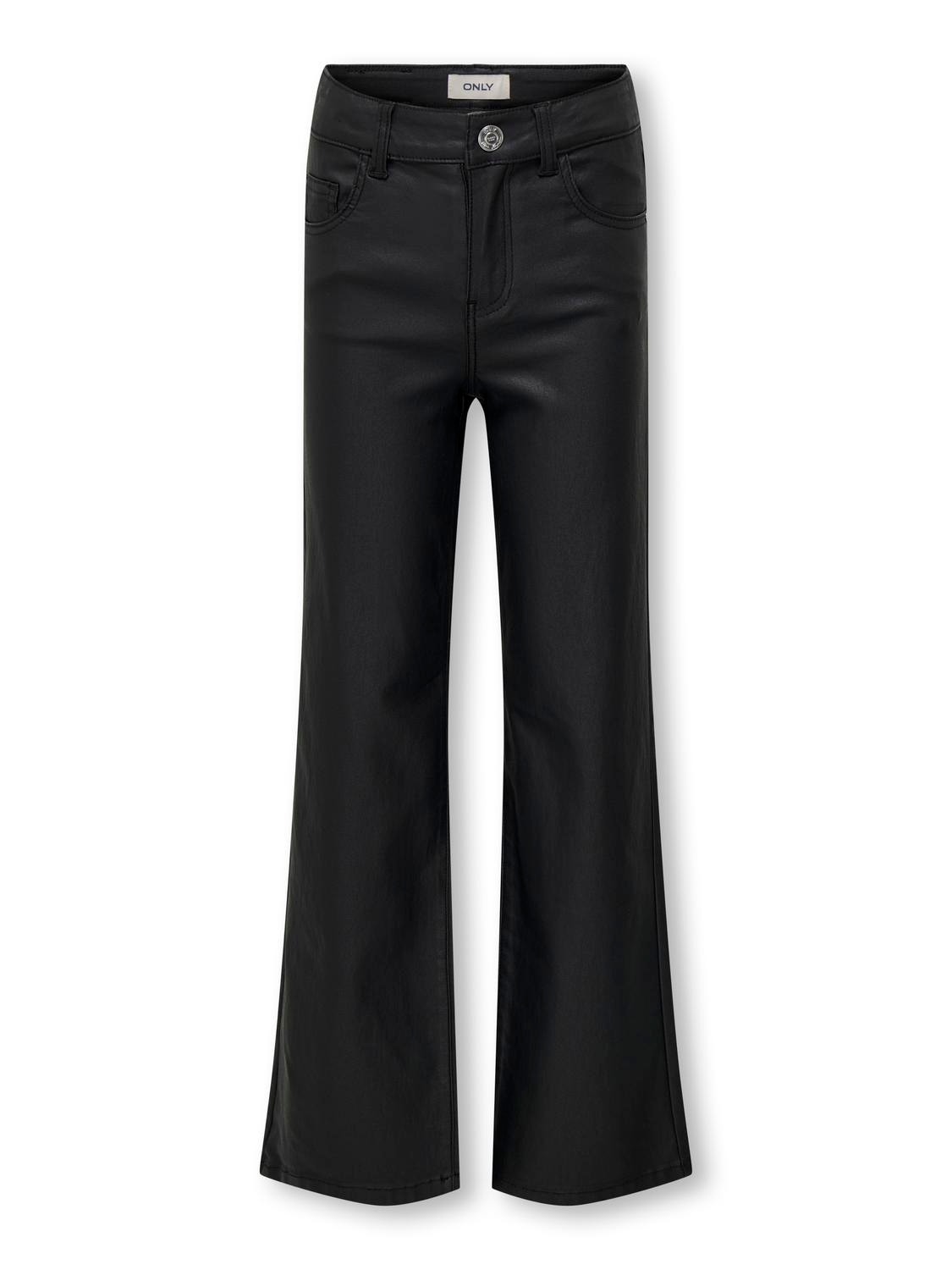 ONLY Pantalones Corte wide leg -Black - 15302765