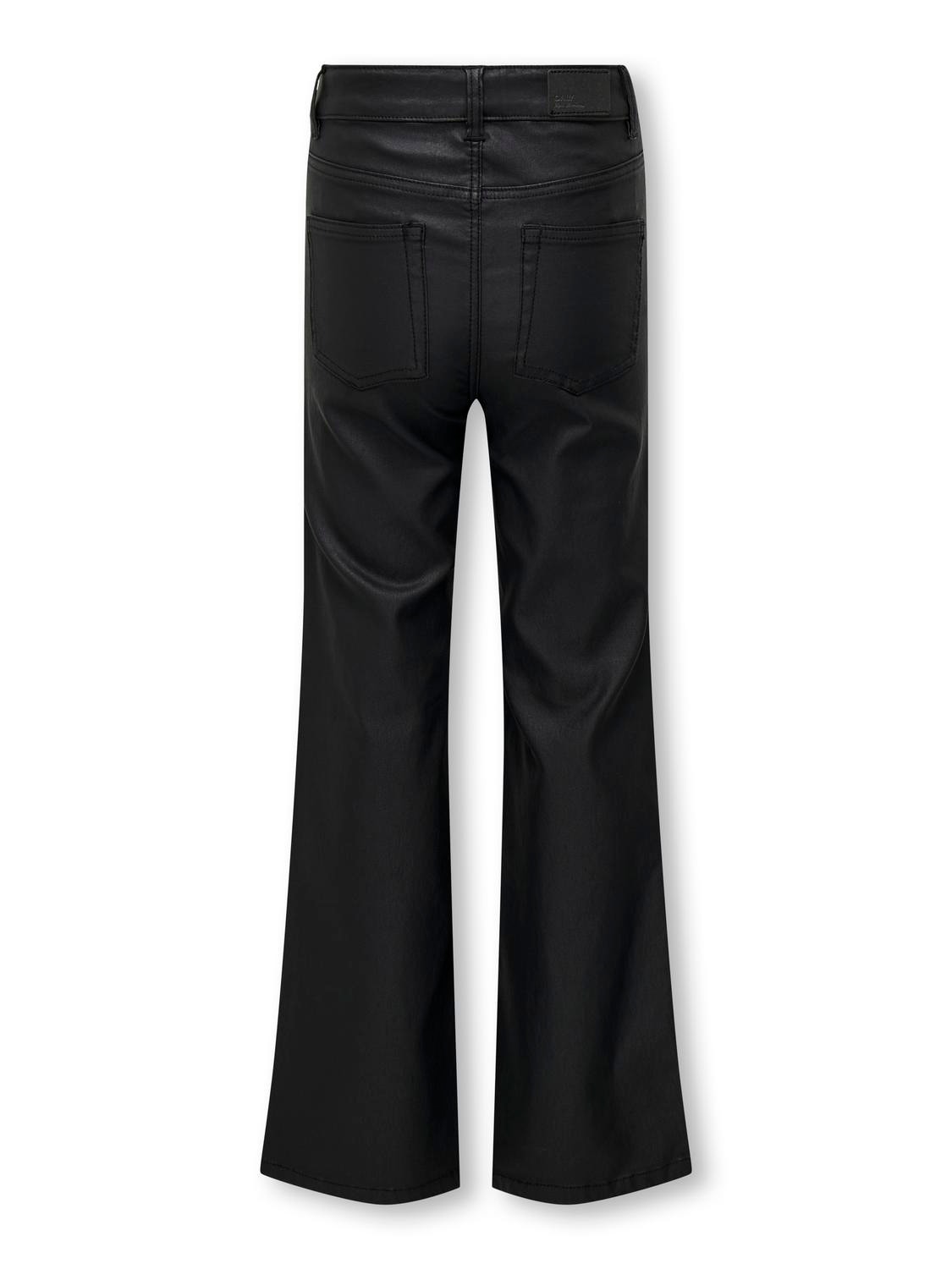 ONLY Pantalones Corte wide leg -Black - 15302765