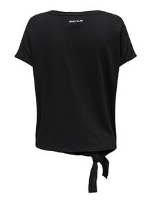 ONLY Camisetas Corte loose Cuello redondo -Black - 15302768