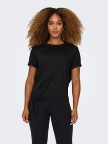 ONLY T-shirts Loose Fit Col rond -Black - 15302768