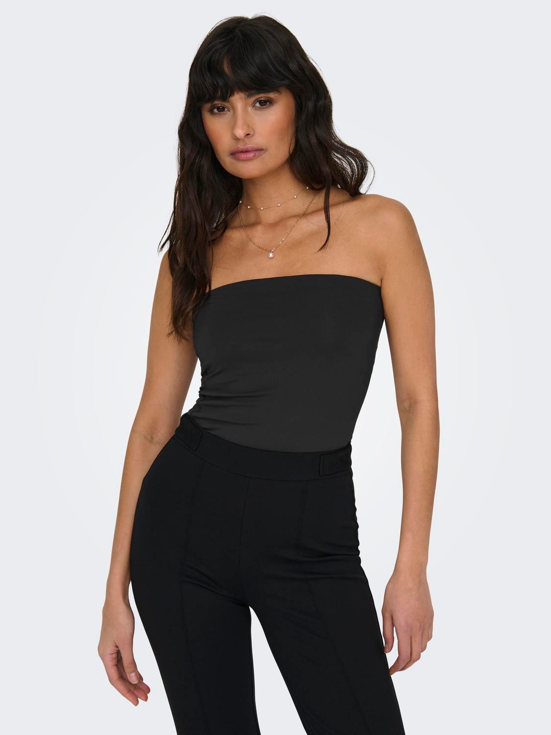 ONLY Tops Regular Fit Col rond -Black - 15302781