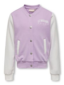 ONLY o-neck jacket with buttons -Lavendula - 15302789