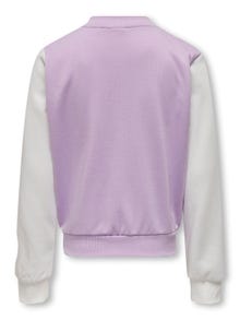 ONLY Spread collar Ribbed cuffs Jacket -Lavendula - 15302789