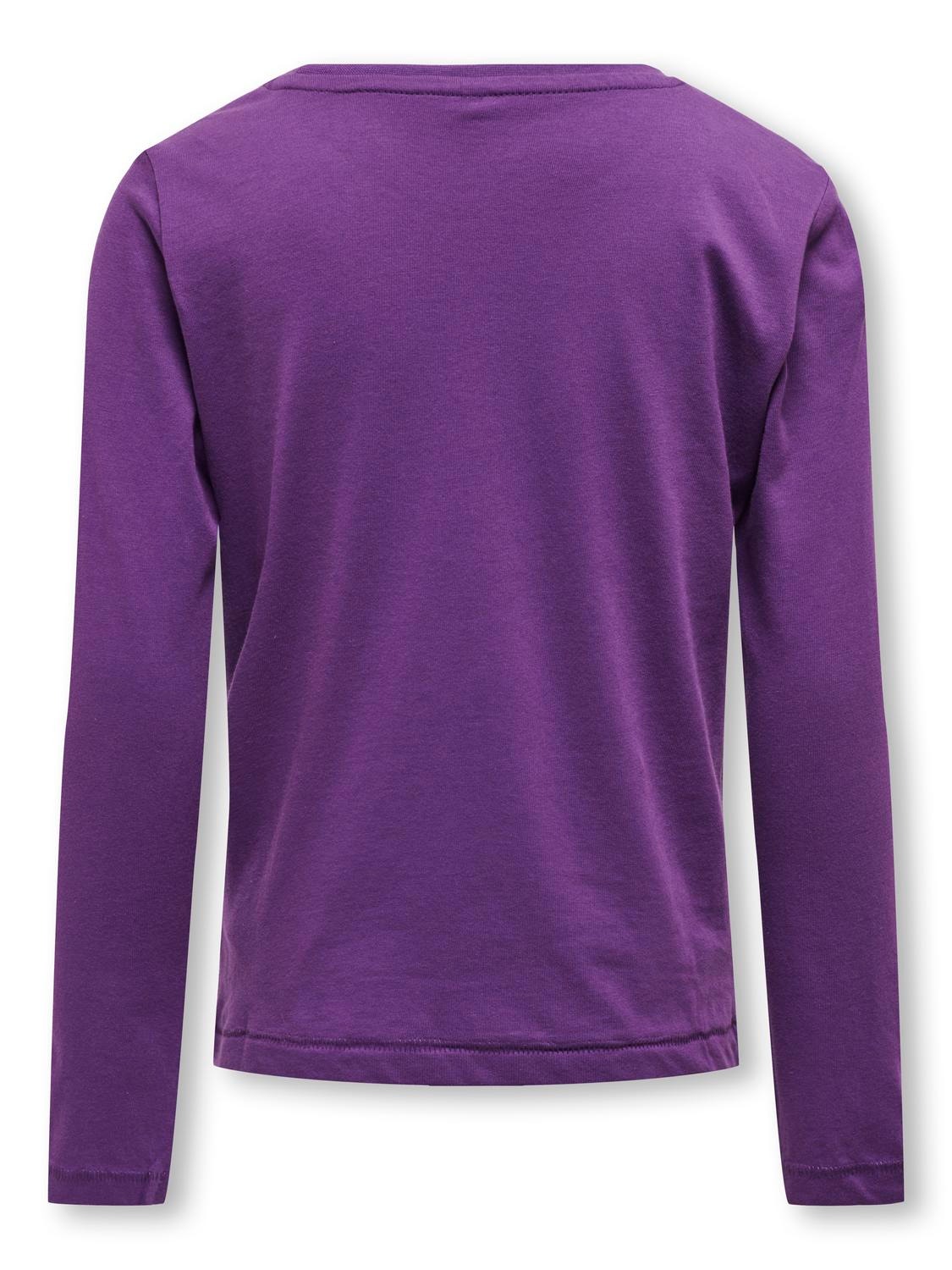 ONLY T-shirts Regular Fit Col rond -Amaranth Purple - 15302791
