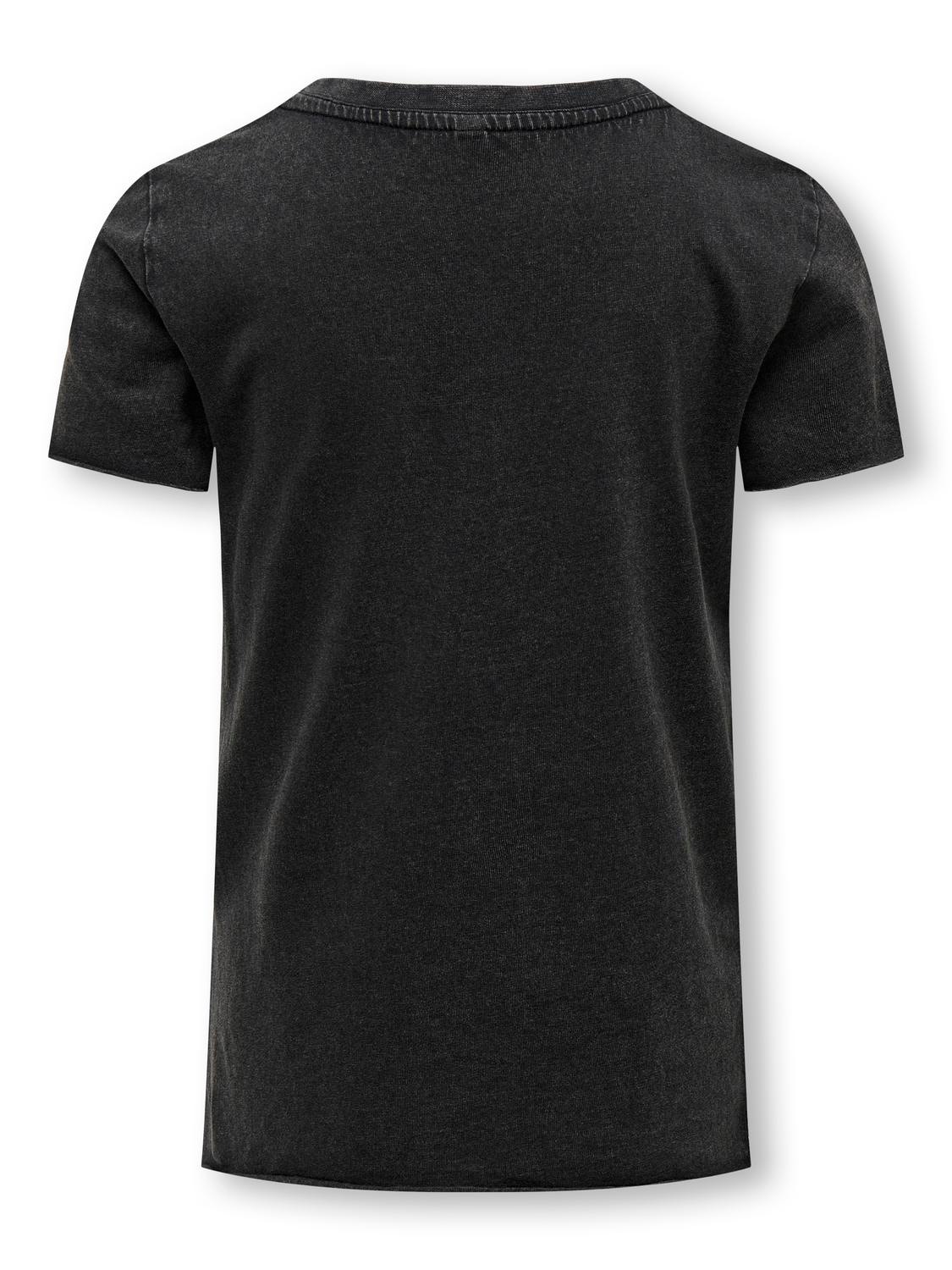 ONLY Slim Fit O-ringning T-shirt -Black - 15302798