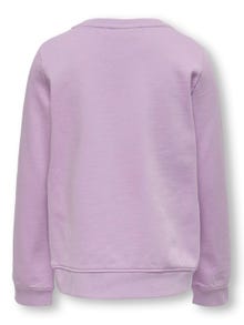 ONLY Regular fit O-hals Sweatshirt -Lavendula - 15302805