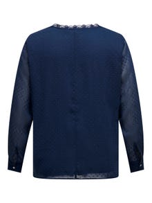 ONLY Regular fit V-Hals Top -Dress Blues - 15302853
