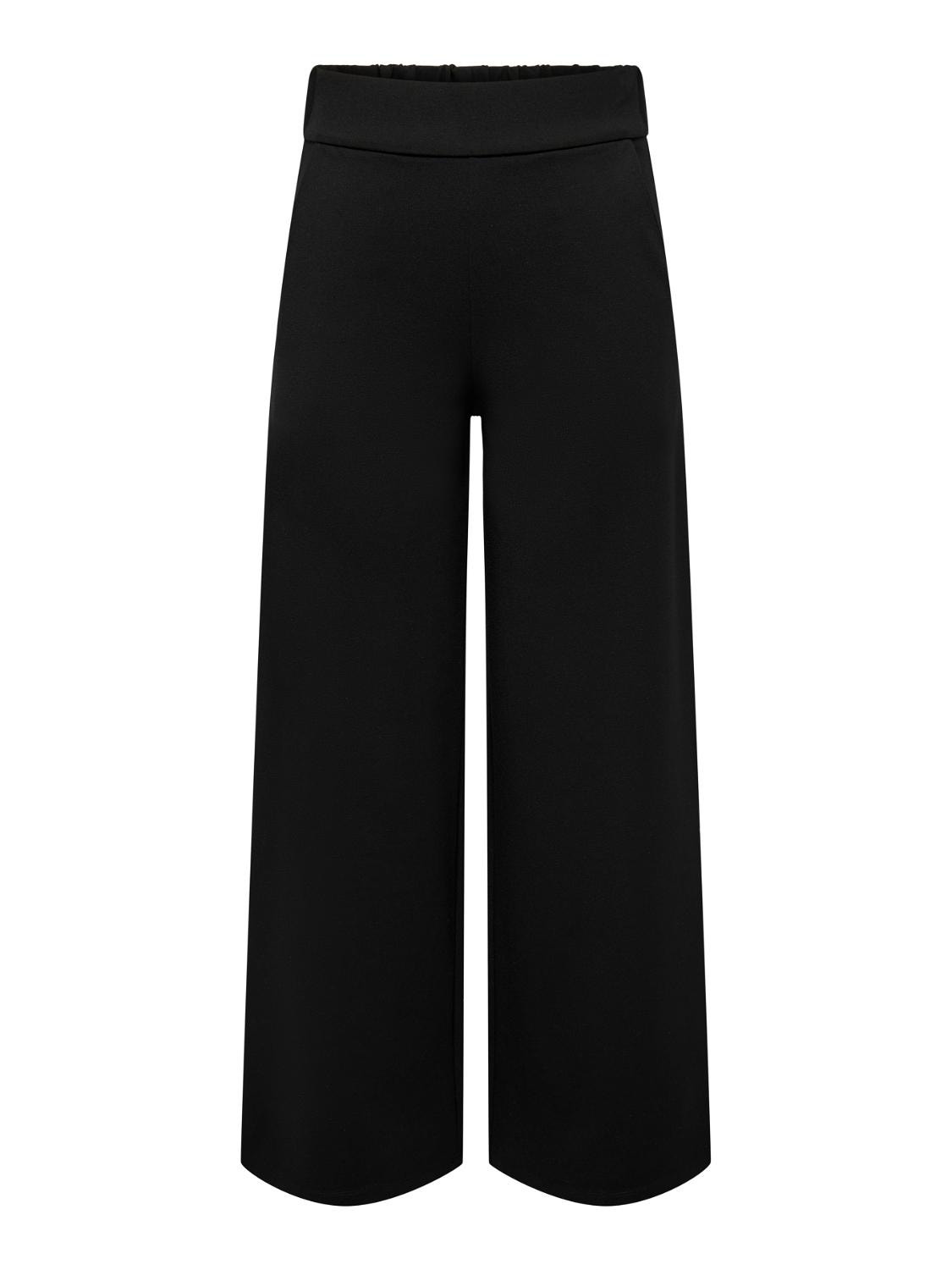 ONLY Trousers with high waist -Black - 15302855