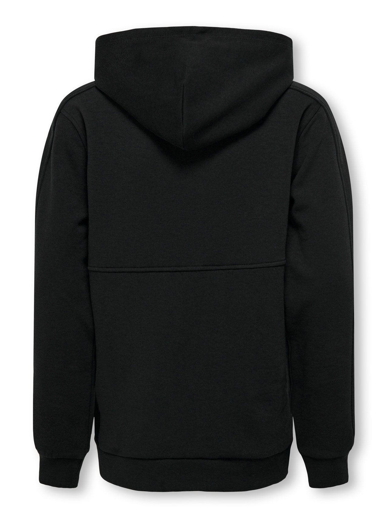 ONLY Solid color hoodie -Black - 15302859