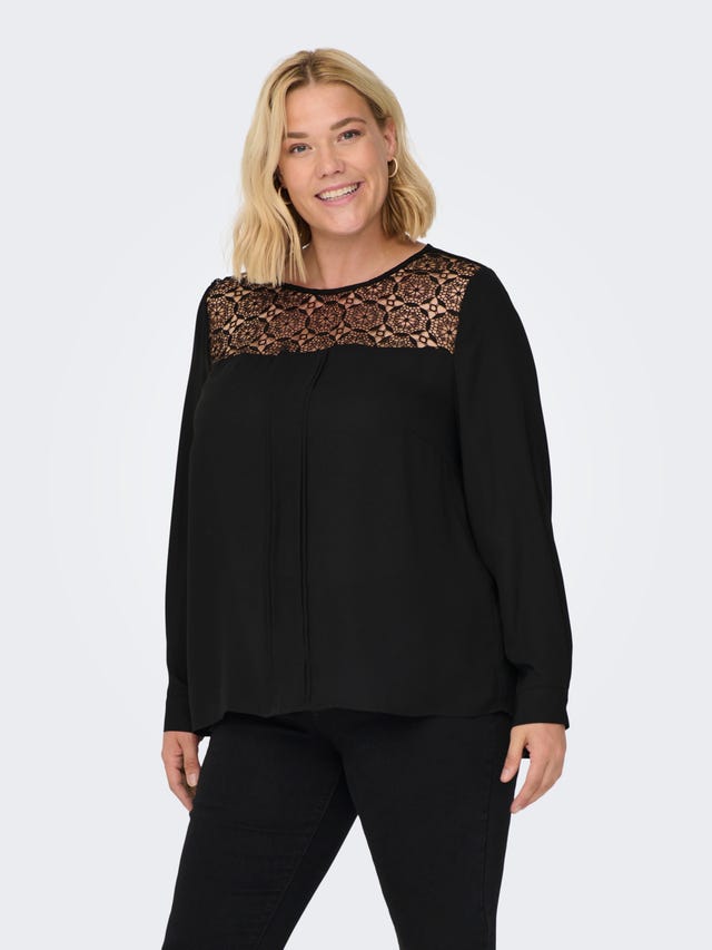 ONLY Curvy o-neck top - 15302898