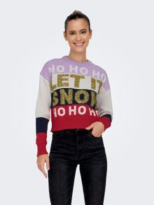 ONLY Round Neck Pullover -Lavendula - 15302922