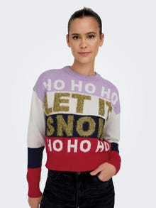 ONLY O-hals Pullover -Lavendula - 15302922