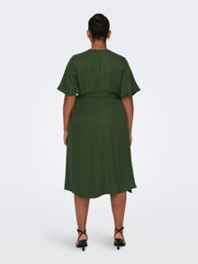 ONLY Curvy midi wrap dress -Duffel Bag - 15302936