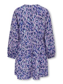 ONLY Regular Fit V-hals Kort kjole -Lavendula - 15302947