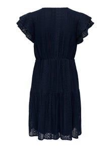 ONLY Short dress with v-neck -Night Sky - 15303058