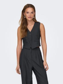 ONLY Tailored vest -Dark Grey - 15303062