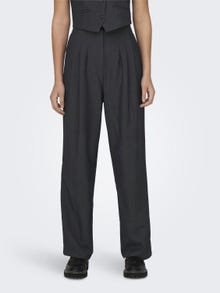 ONLY Classic wide pants -Dark Grey - 15303073