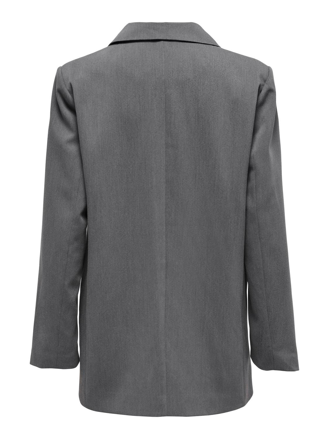 ONLY Oversized Blazer -Medium Grey Melange - 15303116