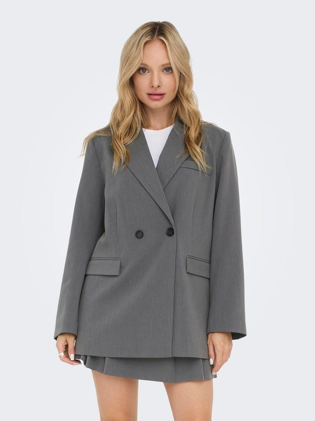 ONLY Blazers Oversize Fit Col à revers - 15303116