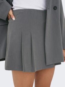 ONLY Falda corta Cintura alta -Medium Grey Melange - 15303159