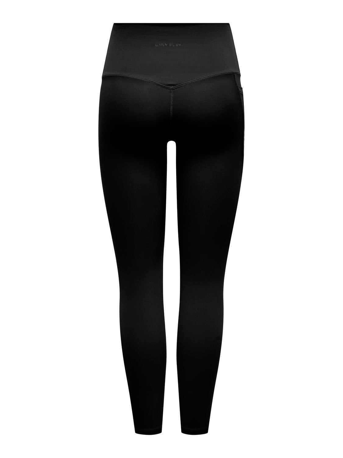 Leggings Tight Fit Taille tr s haute Black ONLY