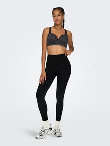 ONLY Leggings Tight Fit Taille très haute -Black - 15303178