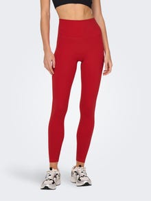 ONLY Tight Fit Super-high waist Leggings -Mars Red - 15303178