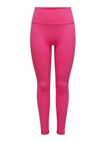ONLY High waist training leggings -Raspberry Sorbet - 15303178