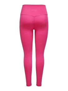 ONLY High waist training leggings -Raspberry Sorbet - 15303178